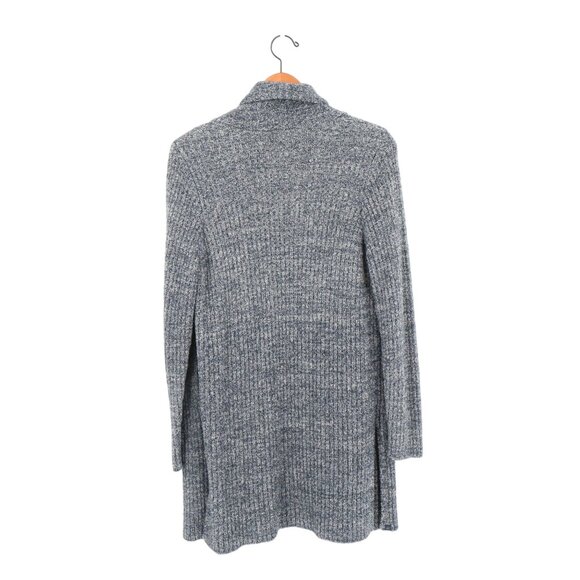 Barefoot Dreams CozyChic Lite Ribbed Montecito Cardigan Sweater Heather Blue XL - Picture 5 of 6